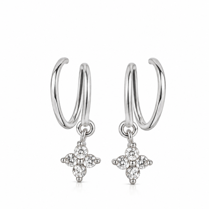 Mara Double Piercing Illusion Earrings