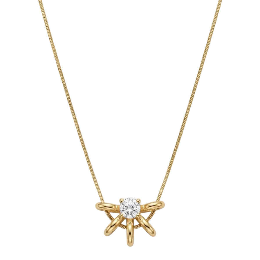 Webster Solitaire Necklace