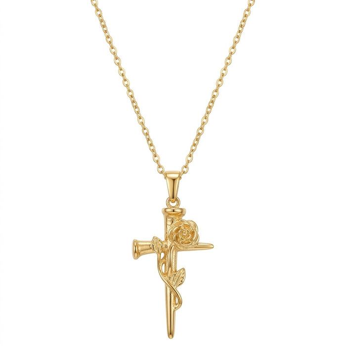 Victorian Cross Necklace