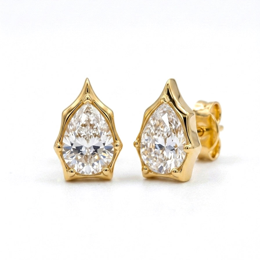 Zaurika Crystal Stud Earrings