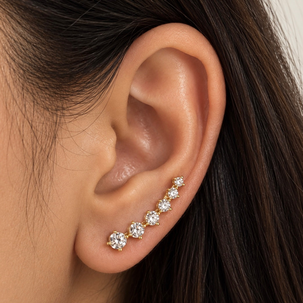 Chrysella Ear Climbers