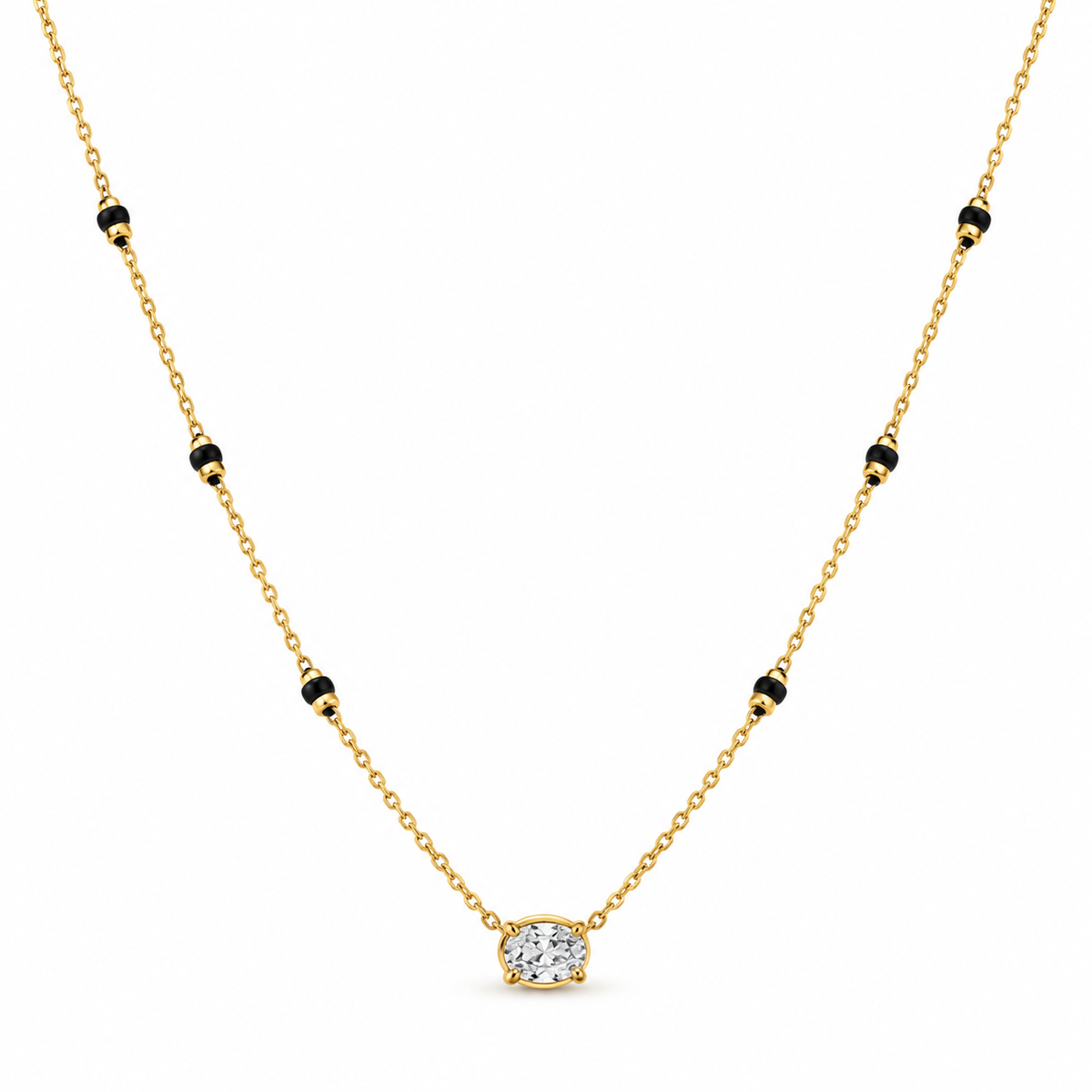 Alvia Mangalsutra-18k Gold Plated