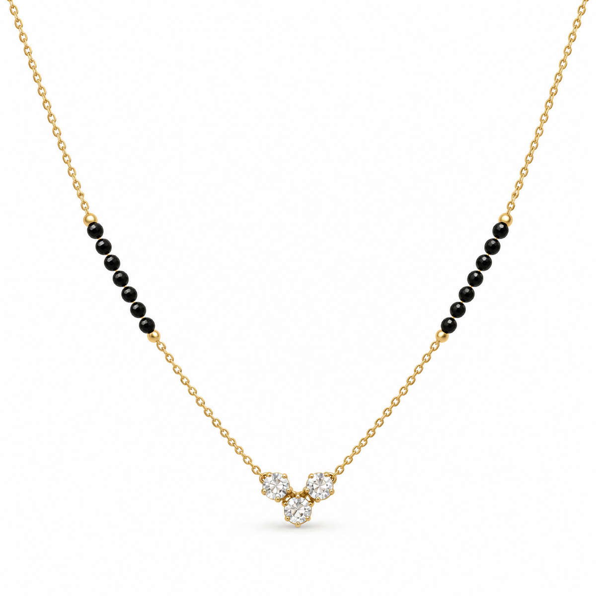 Trinidhi Mangalsutra-18k Gold Plated