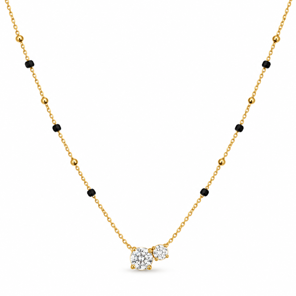 Adia Mangalsutra-18k Gold Plated