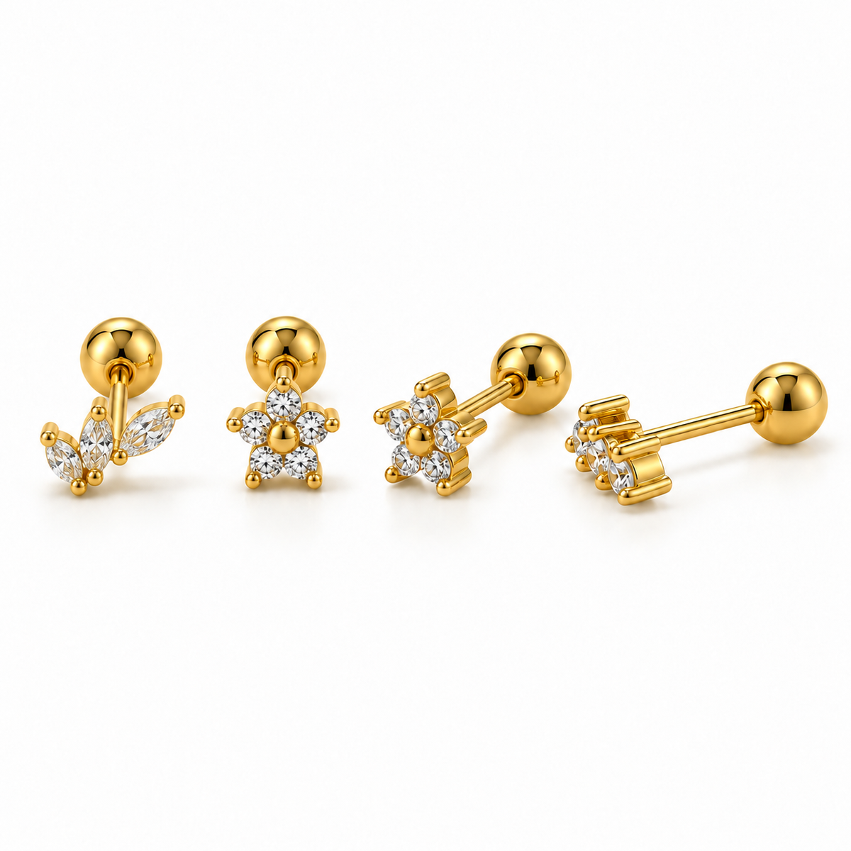 Lisbeth Ball Back Studs (set of two)