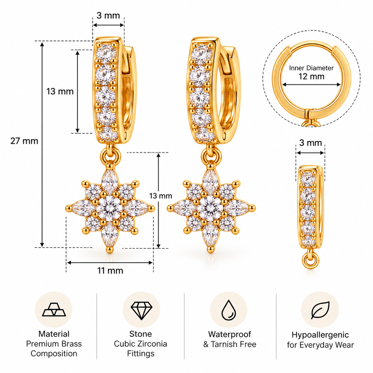 Kiera Earrings