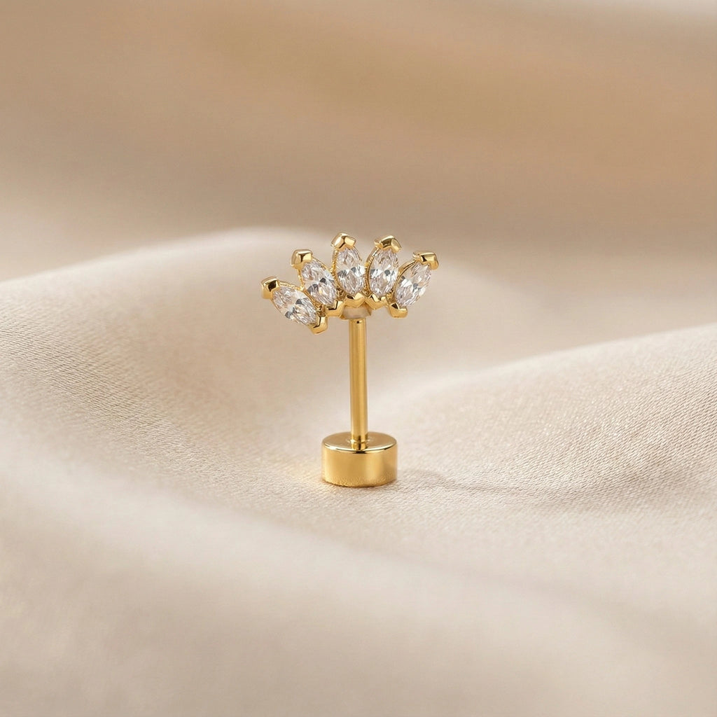Crown Helix Stud (single)