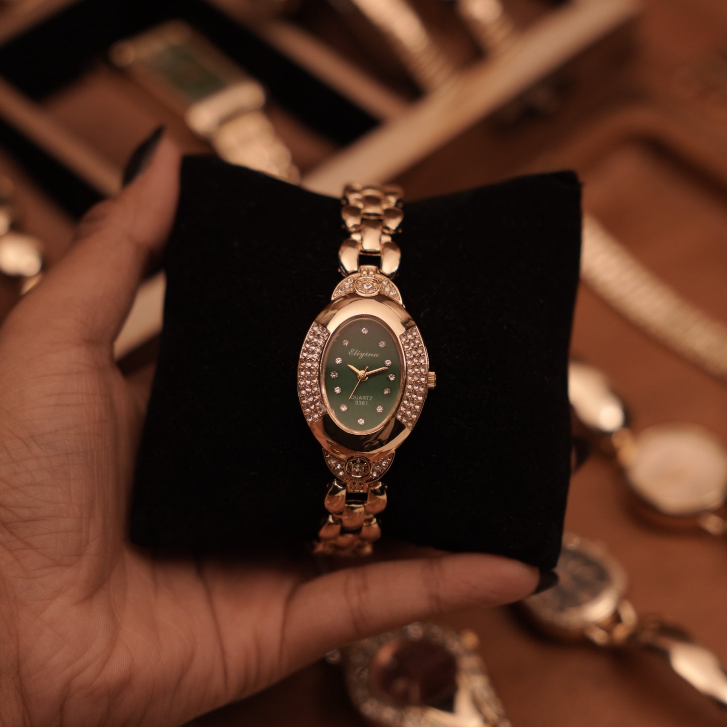 Maxen Emerald Vintage Luxe Watch