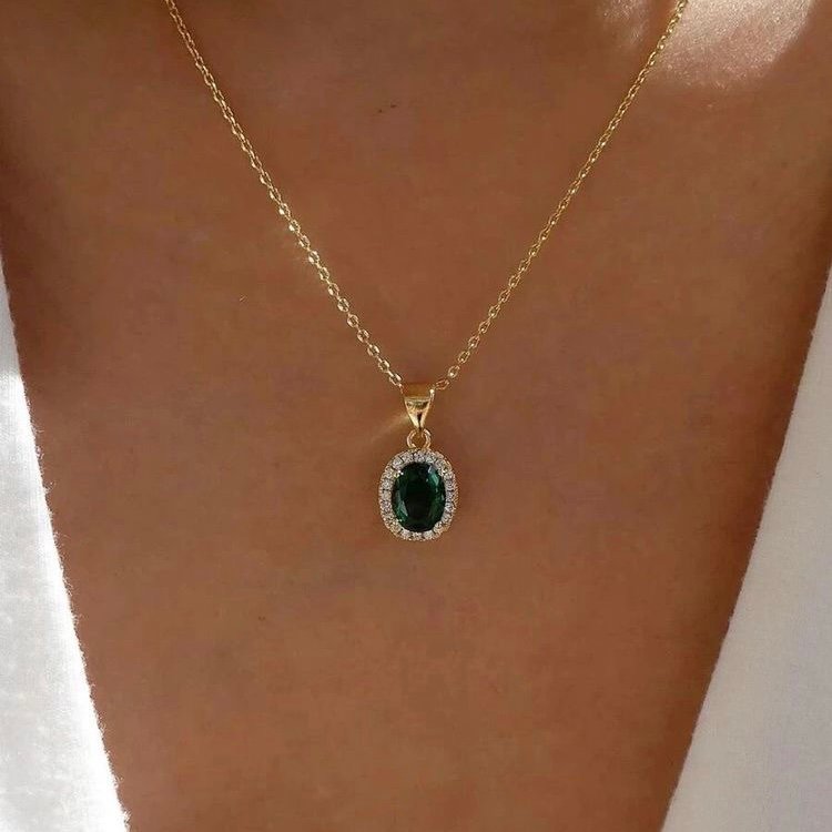 Alizee Emerald Necklace