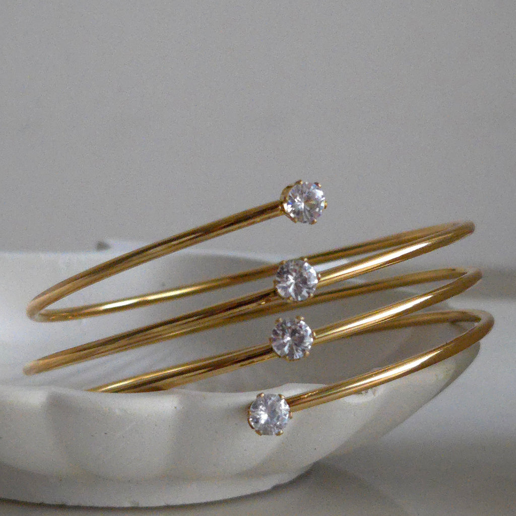 Spiral Studded Bracelet