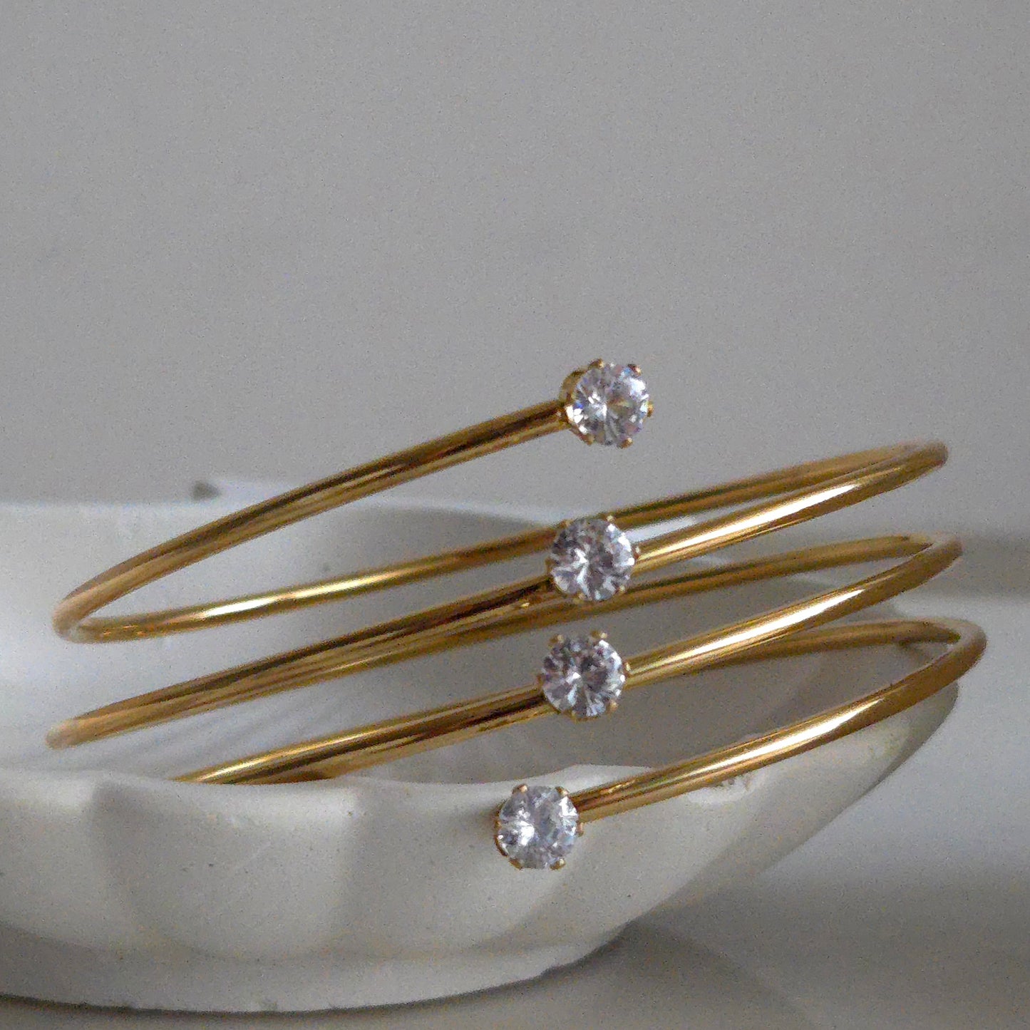 Spiral Studded Bracelet