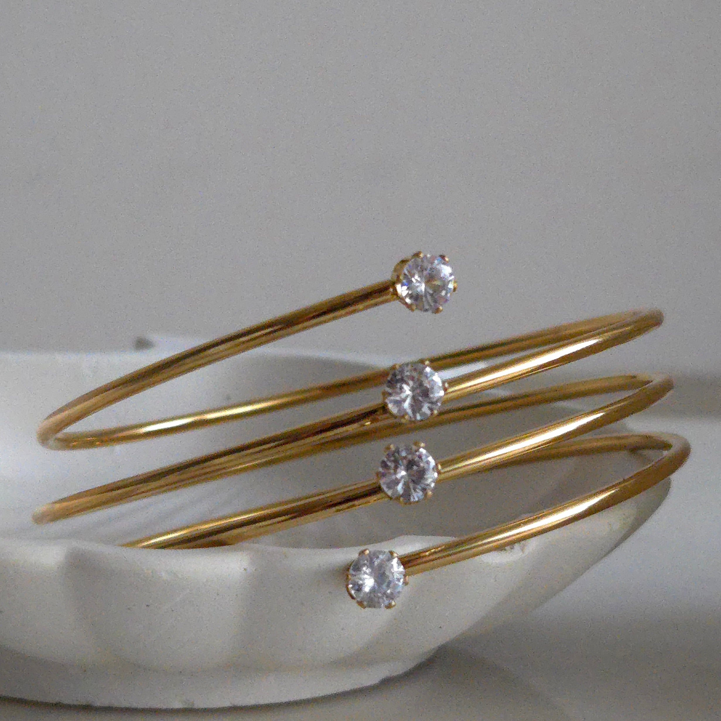 Spiral Studded Bracelet