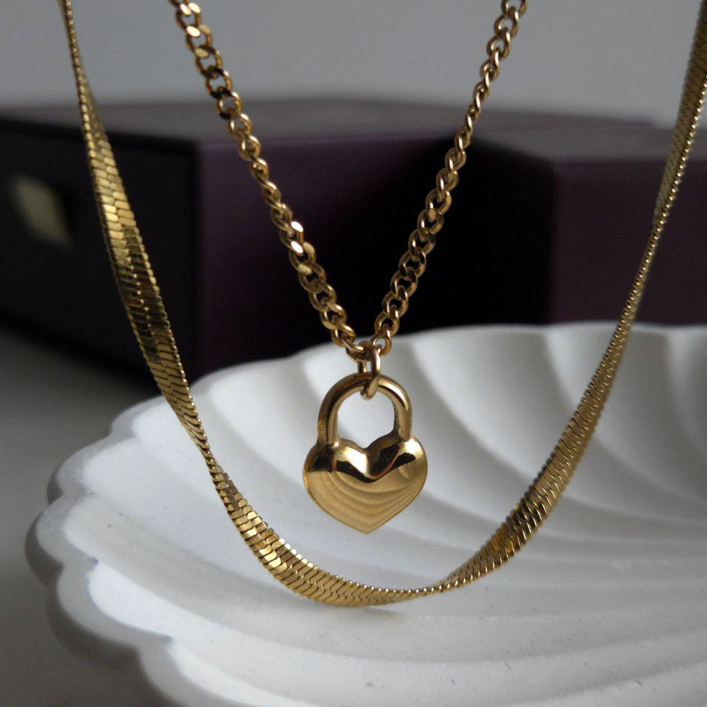 Luv-Lock Layered Necklace
