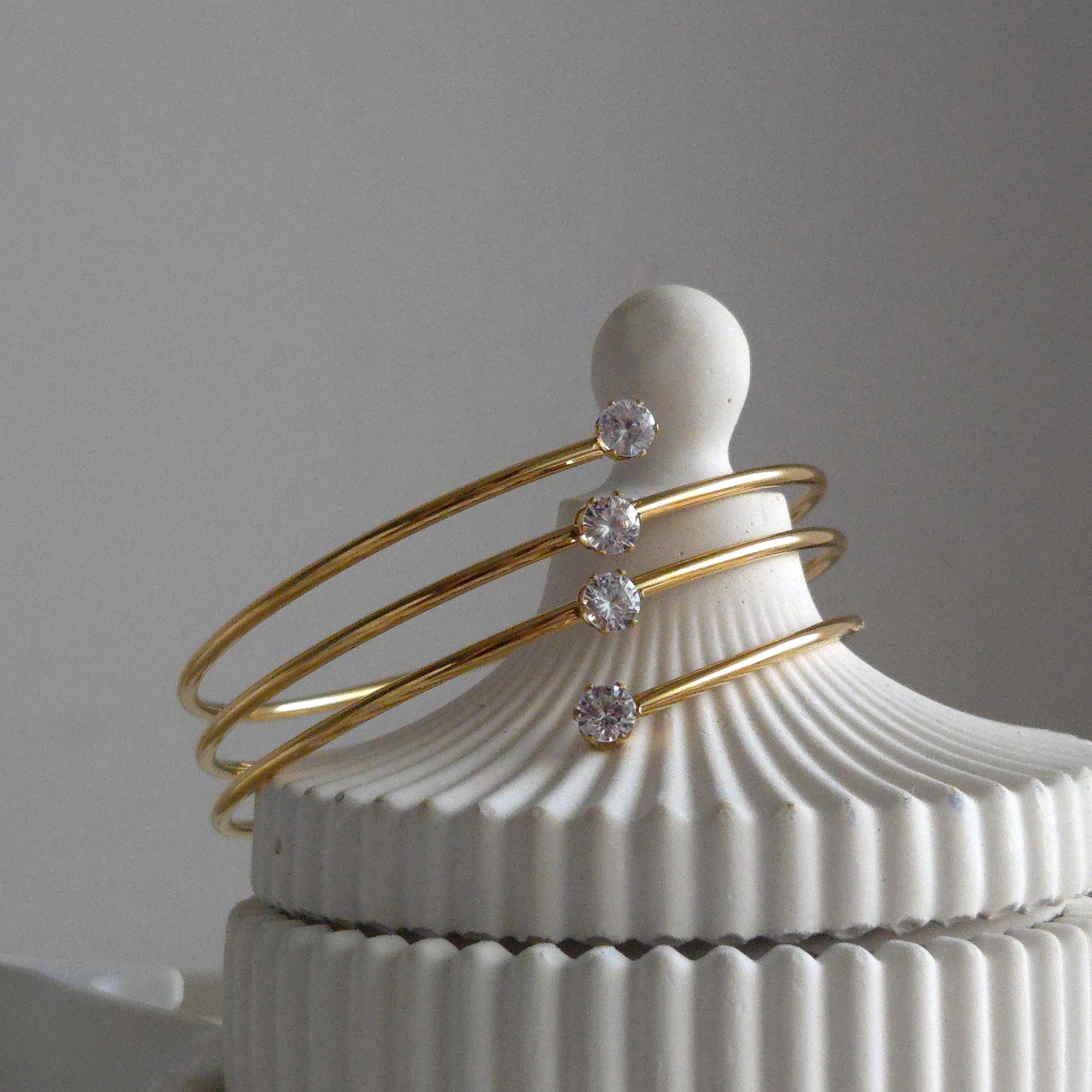 Spiral Studded Bracelet