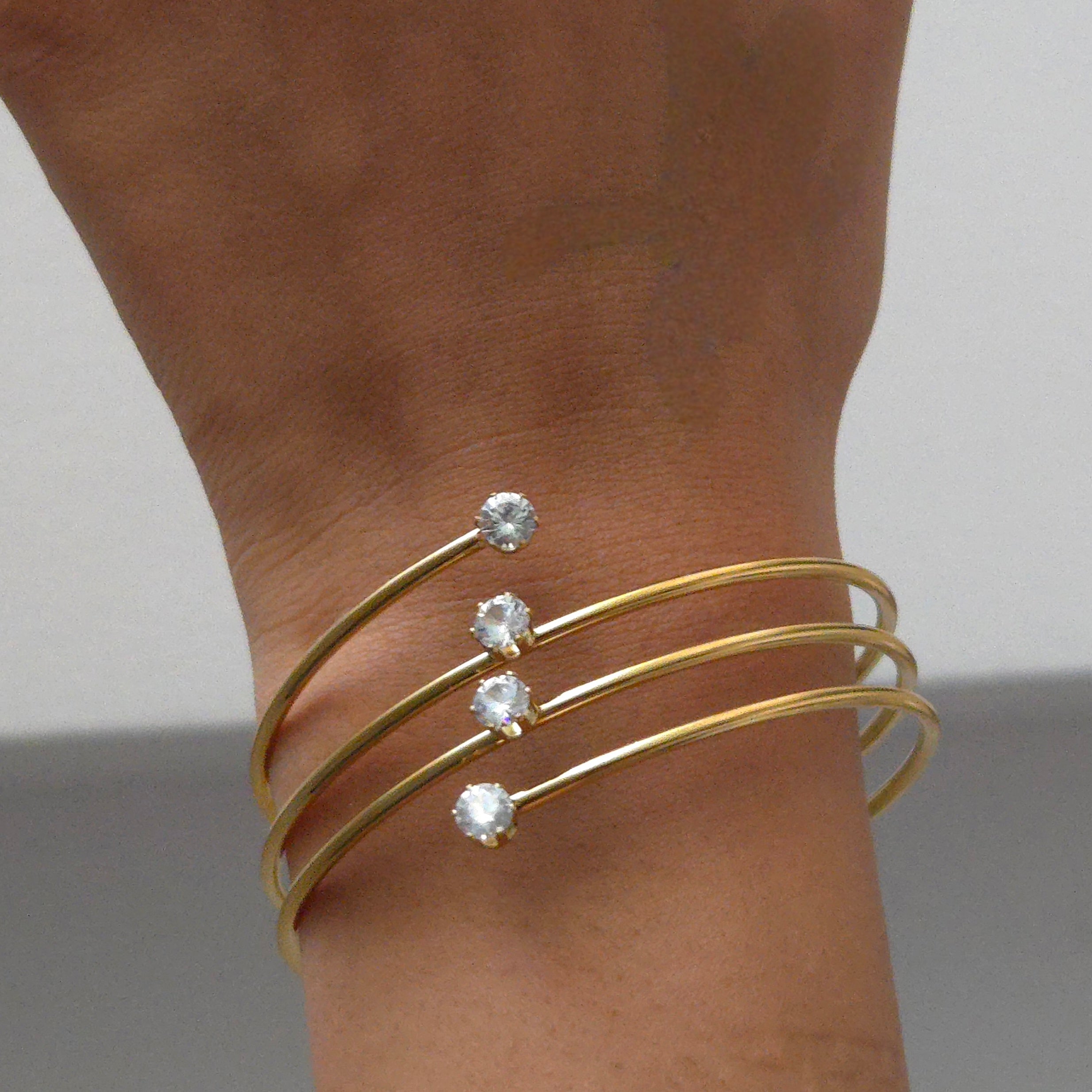 Spiral Studded Bracelet