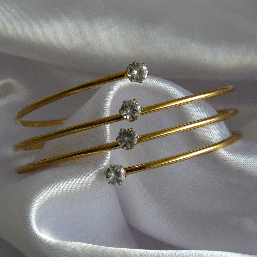 Spiral Studded Bracelet