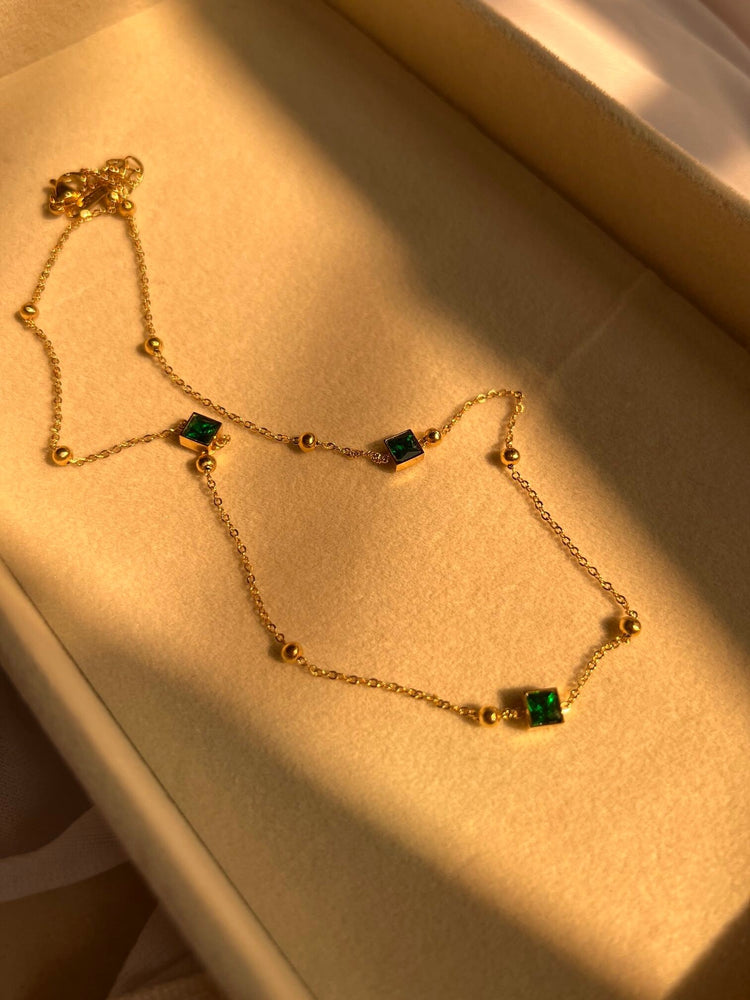 Aurélie Emerald Necklace