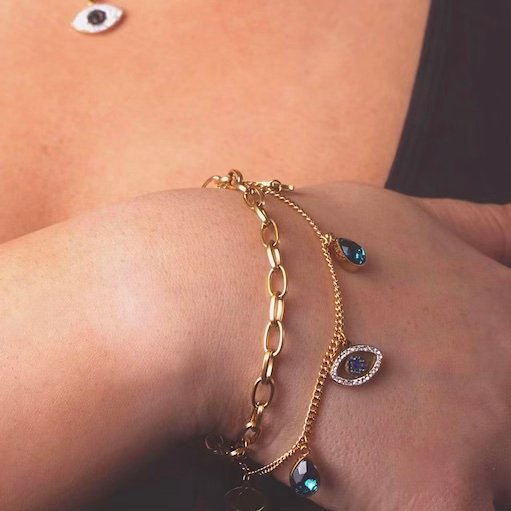 Evil Eye Charms Bracelet