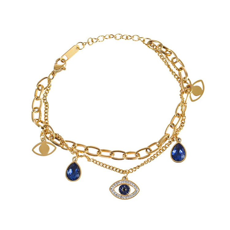 Evil Eye Charms Bracelet