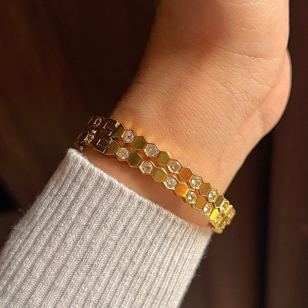 Heather Diamond Studded Bracelet